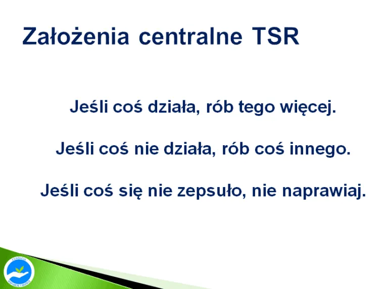 Elementy TSR (Terapia Skoncentrowana na Rozwiązaniach) w pracy z dziećmi i młodzieżą